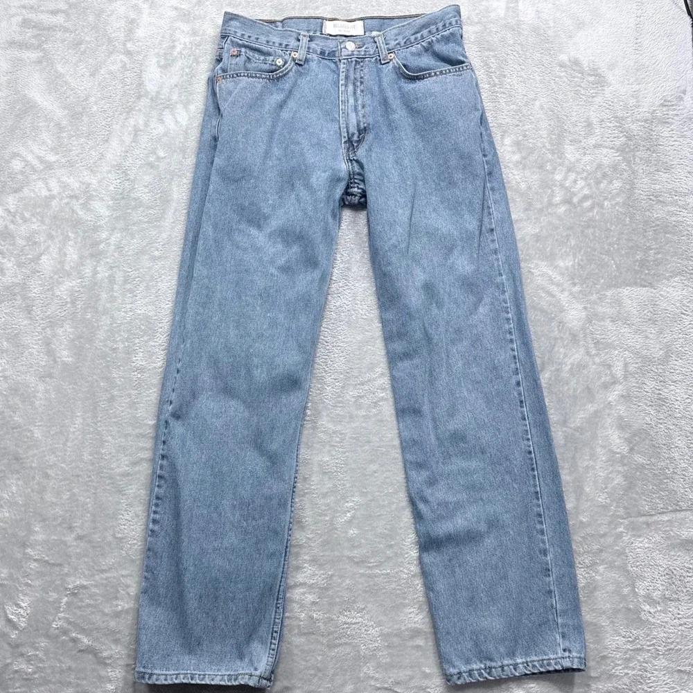 Vintage Y2K Levi's 550 Relaxed Fit Jeans Mens 34x34 Light Wash Blue Tapered Leg